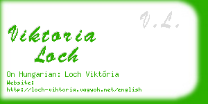 viktoria loch business card