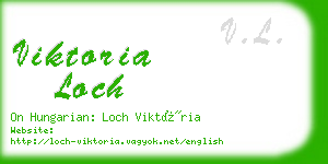 viktoria loch business card